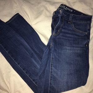 AE dark jeans